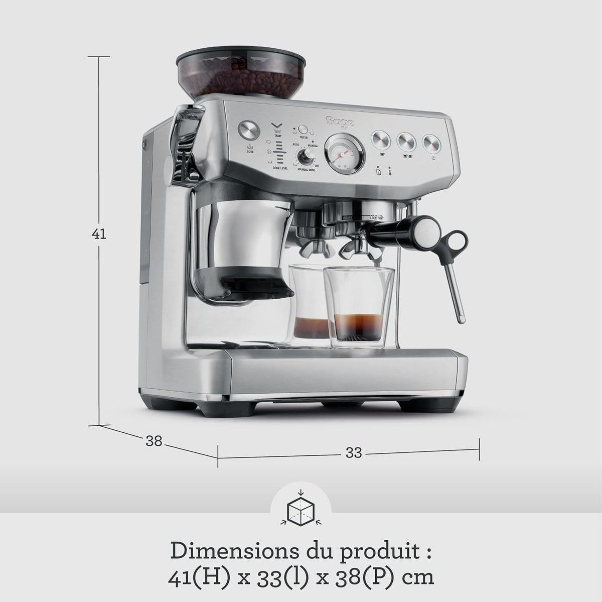 SAGE - Machine à Expresso - Barista Express Impress