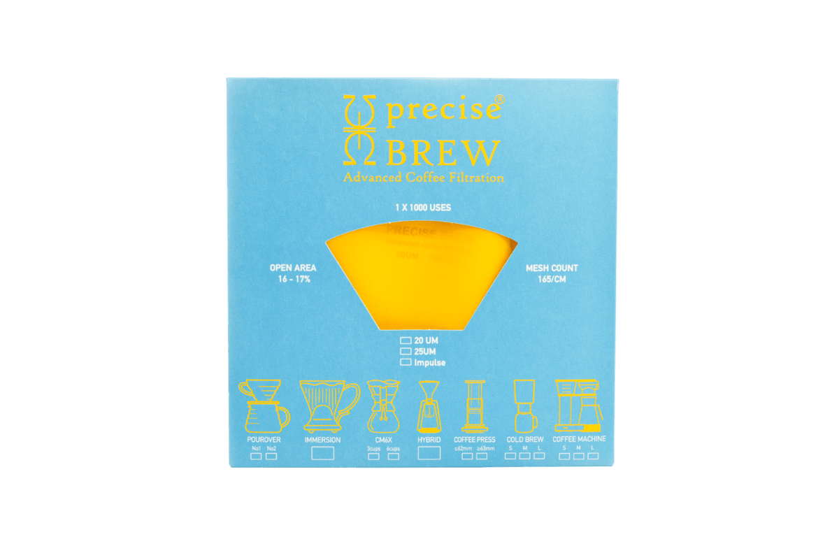 PRECISE BREW - Filtre réutilisable impulse pour V60 1/4 tasses